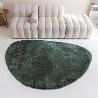 Vloerkleed Comfy Stone Mosgroen Scandinavisch 110x160 Cm Hoogpolig Grandstone - Dekbed-Discounter.nl