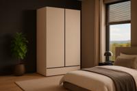 Home365 Kledingkast Crotone - Taupe - 2-Deurs met Lade