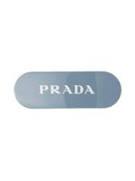 Prada barrette à logo imprimé - Bleu - thumbnail