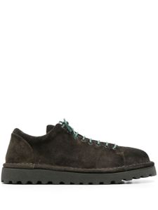 Marsèll chaussures oxford en daim à lacets - Vert