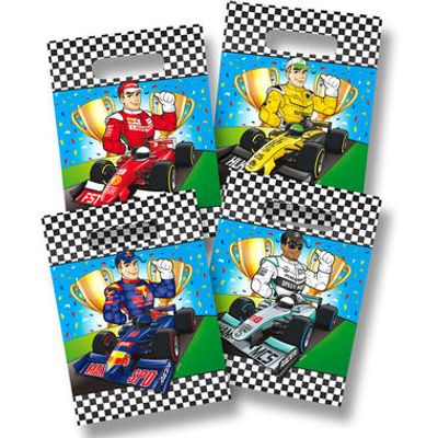 Uitdeelzakjes Race Formule 1 (8st)