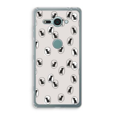 Miauw: Sony Xperia XZ2 Compact Transparant Hoesje