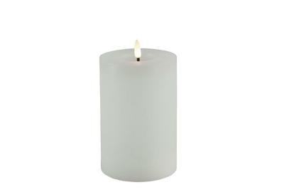 Led kaars lyon D10 H 15 cm wit