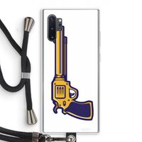 Pew Pew Pew: Samsung Galaxy Note 10 Plus Transparant Hoesje met koord