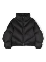 Moncler Enfant veste matelassée à col montant - Noir