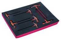 Bahco Foaminlay Fit&Go 2/3 met schroevendraaiers | T-greep | TORX® - 7-delig - FF1F1007 Bahco Foaminlay Fit&Go 2/3 met schroevendraaiers | T-greep | TORX® - 7-delig - FF1F1007