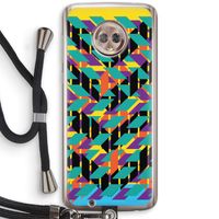 Skew Bee 1: Motorola Moto G6 Transparant Hoesje met koord