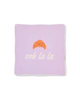 HEMA Tegel 10x10cm keramiek croissant 'ooh la la' paars