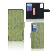 Huawei P40 | Book Style Case | Green Wood