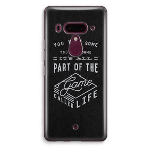 Life: HTC U12+ Transparant Hoesje