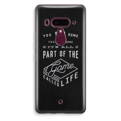 Life: HTC U12+ Transparant Hoesje