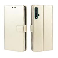 Retro Crazy Horse textuur horizontale Flip lederen case voor Huawei Nova 5/Nova 5 Pro met houder & card slots & Photo Frame (goud)