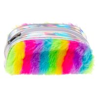 LG-Imports fluffy etui regenboog