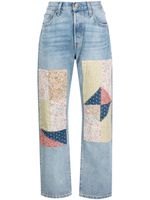 Levi's jean droit 501 '90s à design patchwork - Bleu - thumbnail