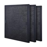 VEVOR actieve koolfilter, 3 stuks, 16" x 19" luchtfiltervervanging, hoog rendement niveau 2 filters, compatibel met BlueDri en VEVOR scrubber, luchtreiniger, waterschadeherstelapparatuur