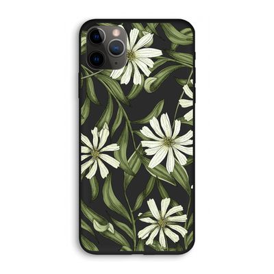 Wit bloemenpatroon: iPhone 11 Pro Biologisch afbreekbaar hoesje