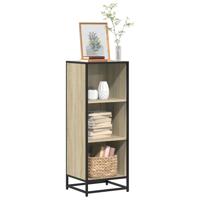 Boekenkast 40x35x107,5 cm bewerkt hout sonoma eikenkleurig