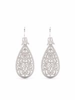 Wouters & Hendrix Gold boucles d'oreilles pendantes Bright Necessities en or blanc 18ct ornées de diamants - Argent