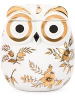 Fornasetti pot à design de chouette - Blanc