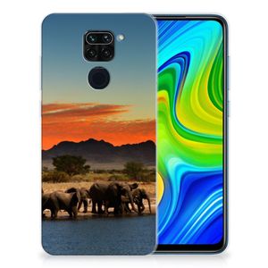 Xiaomi Redmi Note9 TPU Hoesje Olifanten