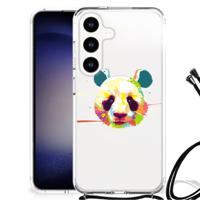 Samsung Galaxy S24 Stevig Bumper Hoesje Panda Color - thumbnail