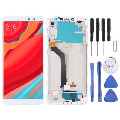 LCD-scherm en digitizer volledige assemblage met frame voor Xiaomi Redmi S2/y2 (wit)