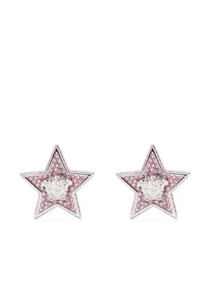 Versace puces d'oreilles Medusa Star - Argent