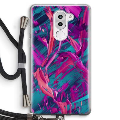 Pink Clouds: Honor 6X Transparant Hoesje met koord