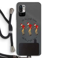 Jingle Ladies: Xiaomi Redmi Note 10 5G Transparant Hoesje met koord