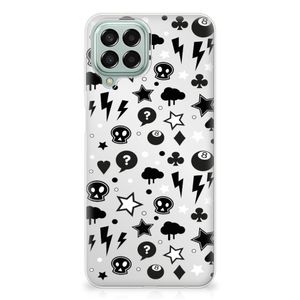 Silicone Back Case Samsung Galaxy M33 Silver Punk