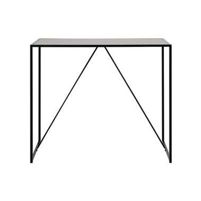 Bartafel Jaxx - zwart - 105x120x60 cm - Leen Bakker