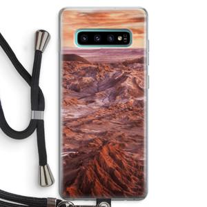 Mars: Samsung Galaxy S10 Plus Transparant Hoesje met koord