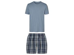 esmara Men Korte heren pyjama (blauw/marineblauw/grijs, L)