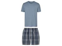 esmara Men Korte heren pyjama (blauw/marineblauw/grijs, L)