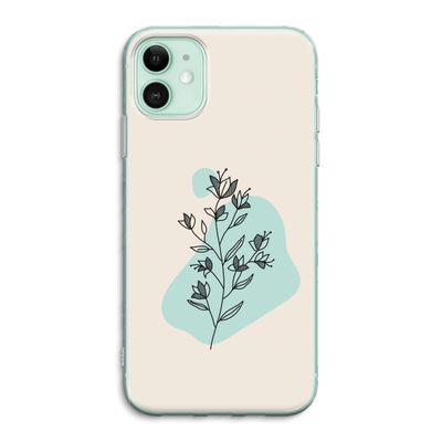 Violets are blue: iPhone 11 Transparant Hoesje