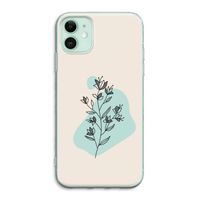 Violets are blue: iPhone 11 Transparant Hoesje