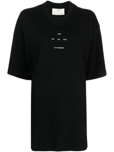 Song For The Mute graphic-print cotton T-shirt - Noir