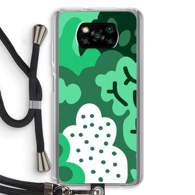 Bushes: Xiaomi Poco X3 Pro Transparant Hoesje met koord