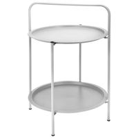 ProGarden Tafel rond 50x66 cm matgrijs