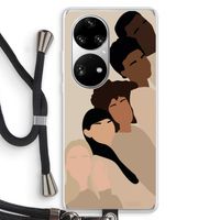 Sweet creatures: Huawei P50 Pro Transparant Hoesje met koord