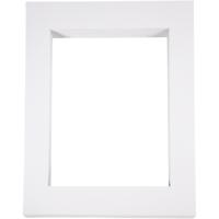 Creativ Company Passepartout lijsten, a3, afm 40x50 cm, 500 gr, wit, 100 stuk/ 1 doos