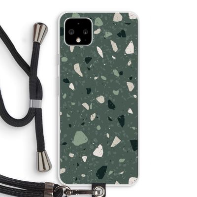 Terrazzo N°19: Pixel 4 XL Transparant Hoesje met koord