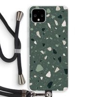 Terrazzo N°19: Pixel 4 XL Transparant Hoesje met koord