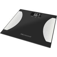 Medisana bs 475 lichaamsanalyse weegschaal zwart/zilver