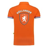 EK / WK supporter poloshirt - heren - oranje schild - Leeuw Hollander - Koningsdag - grote maat