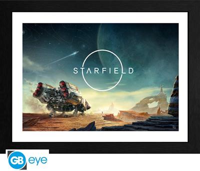 Starfield Framed Print - Landing