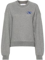 Off-White sweat à logo brodé - Gris