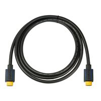 LogiLink CHB005 HDMI-kabel HDMI Aansluitkabel HDMI-A-stekker, HDMI-A-stekker 3.00 m Zwart 4K UHD - thumbnail