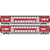 Roco 6200145 H0 2-delige set dubbeldekswagons van de DB AG