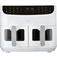 Heteluchtfriteuse - MEDION - P20 XXL Twin - 2600 W - 2 manden - 9 programma's - Wit